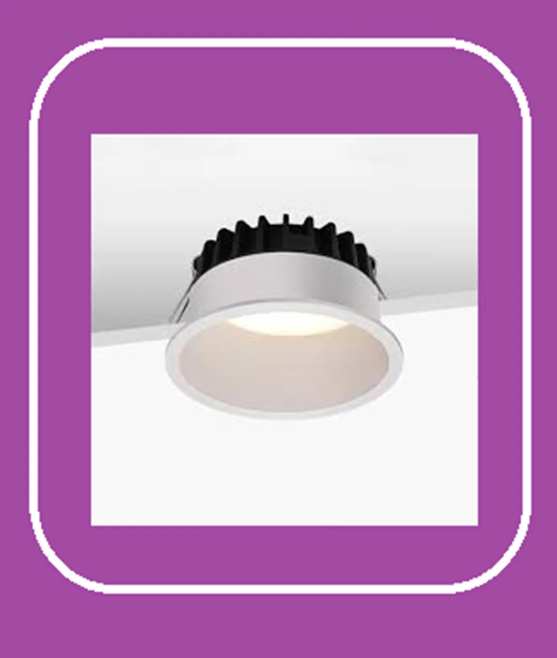 Backlit recessed downlight