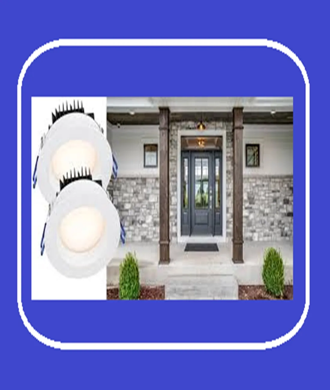 Backlit recessed downlight