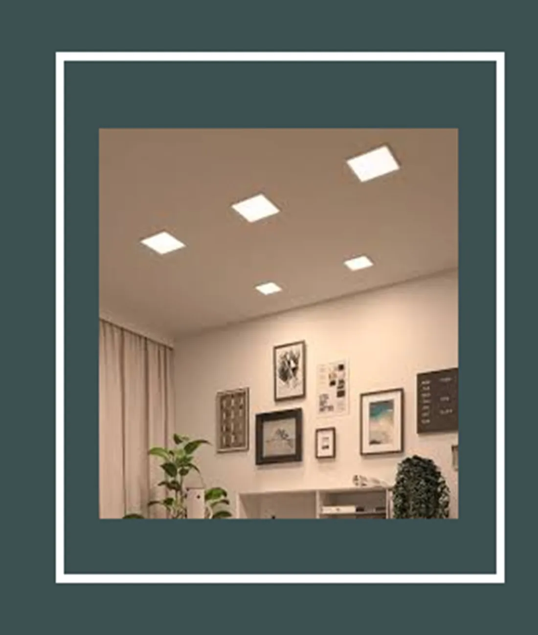Backlit recessed downlight SQ