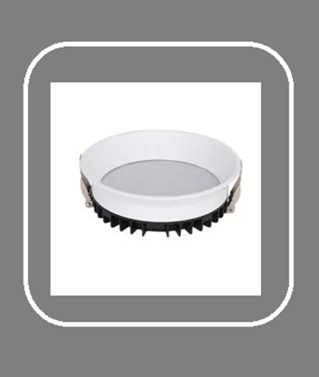 Backlit recessed downlight 3 STEP